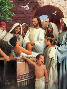 Jesus raises the widow's son from the dead, Luke 7:11